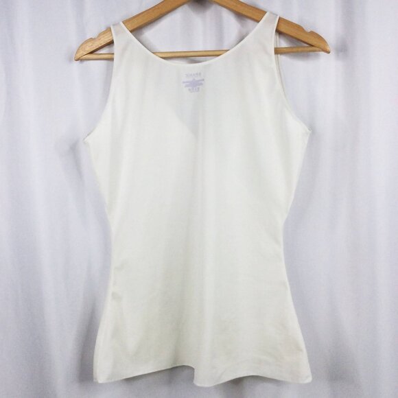 SPANX HIDE & SLEEK CRISSCROSS SLIMMING CAMI CAMISOLE SHAPEWEAR WHITE SIZE XL - Picture 3 of 6